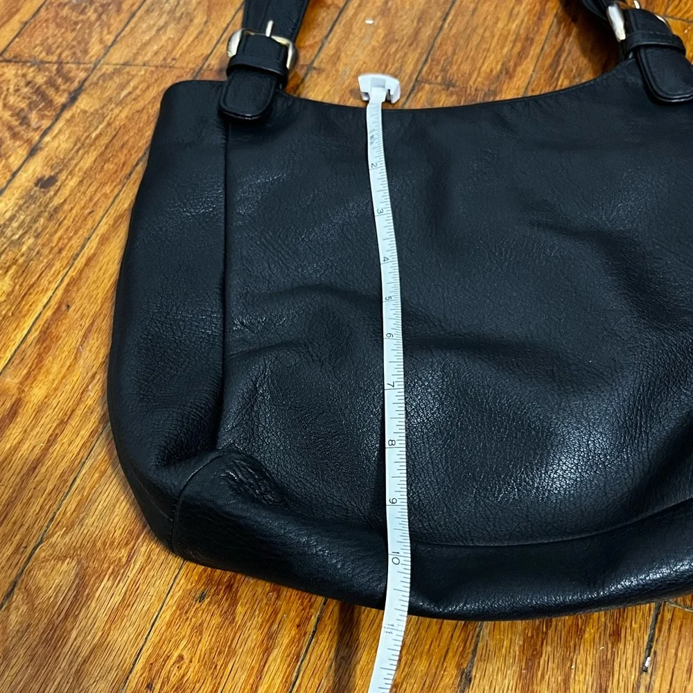 A. Giannetti Black small Leather Tote Shoulder Bag - Picture 13 of 13